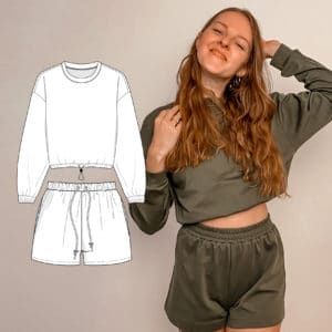 Homewear Schnittmuster Set Hose Sweater Schnittmuster Und Nahanleitung Deutsch Make It Yours