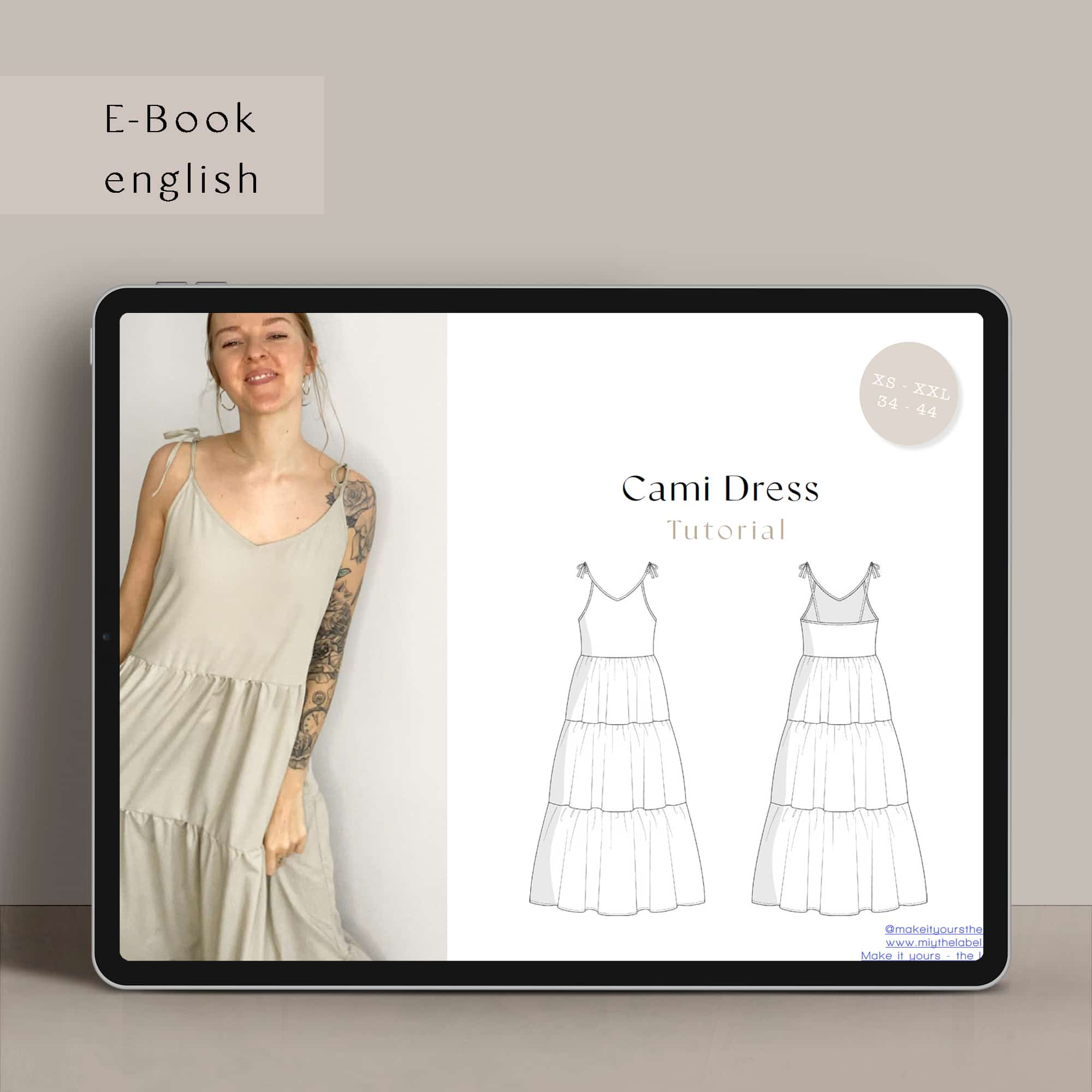 Camisole Dress- Sewing Instructions