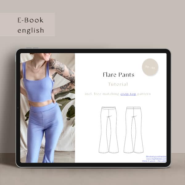 Bell Bottom Jersey Pants Pattern 