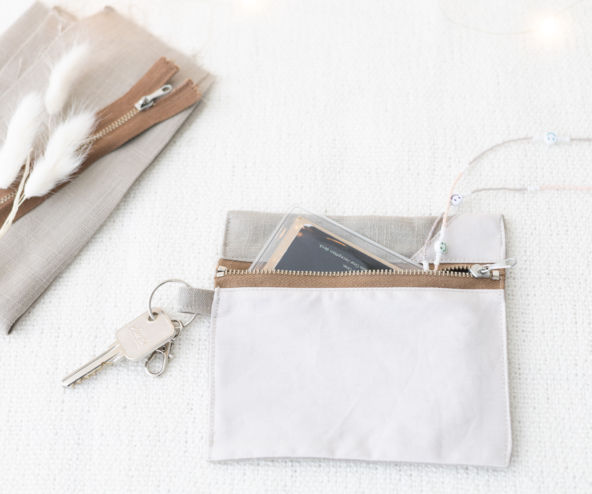 How to make a small zipper coin pouch