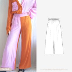 Wide Leg Palazzo Pants PDF Sewing Pattern • Make it Yours
