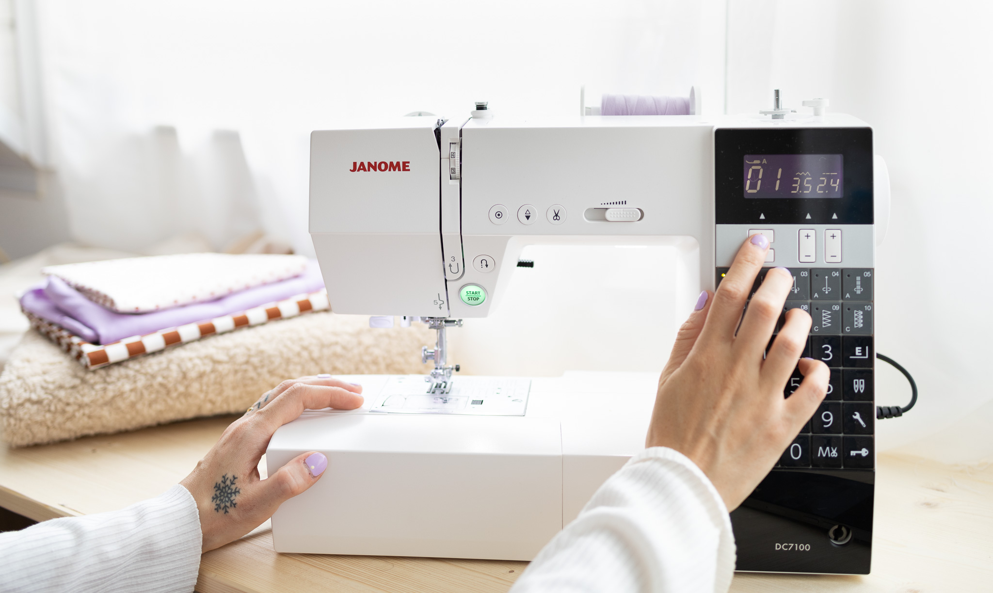 Janome Nähmaschine für Nähanfänger-2