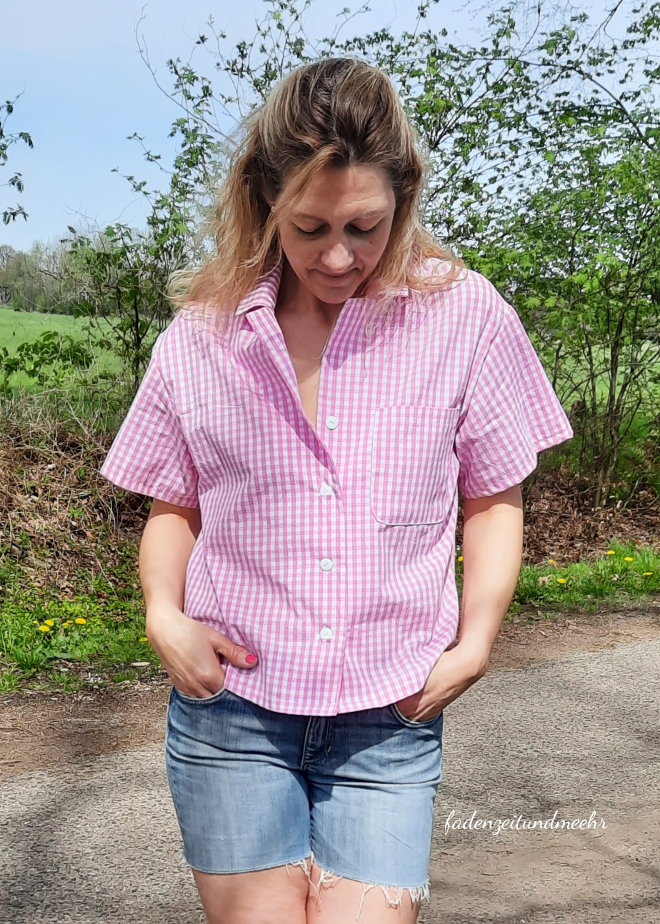 Shirt With Revere Collar PDF Sewing Pattern - English • Make it Yours