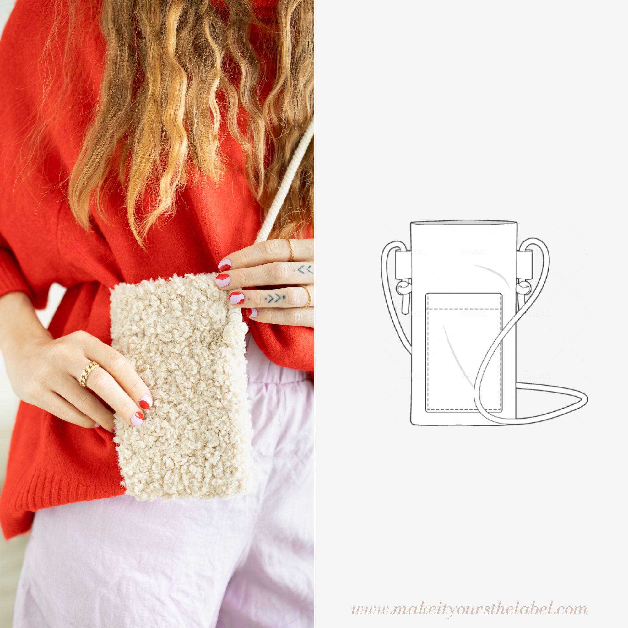 Phone Pouch - Free Sewing Pattern • Make it Yours