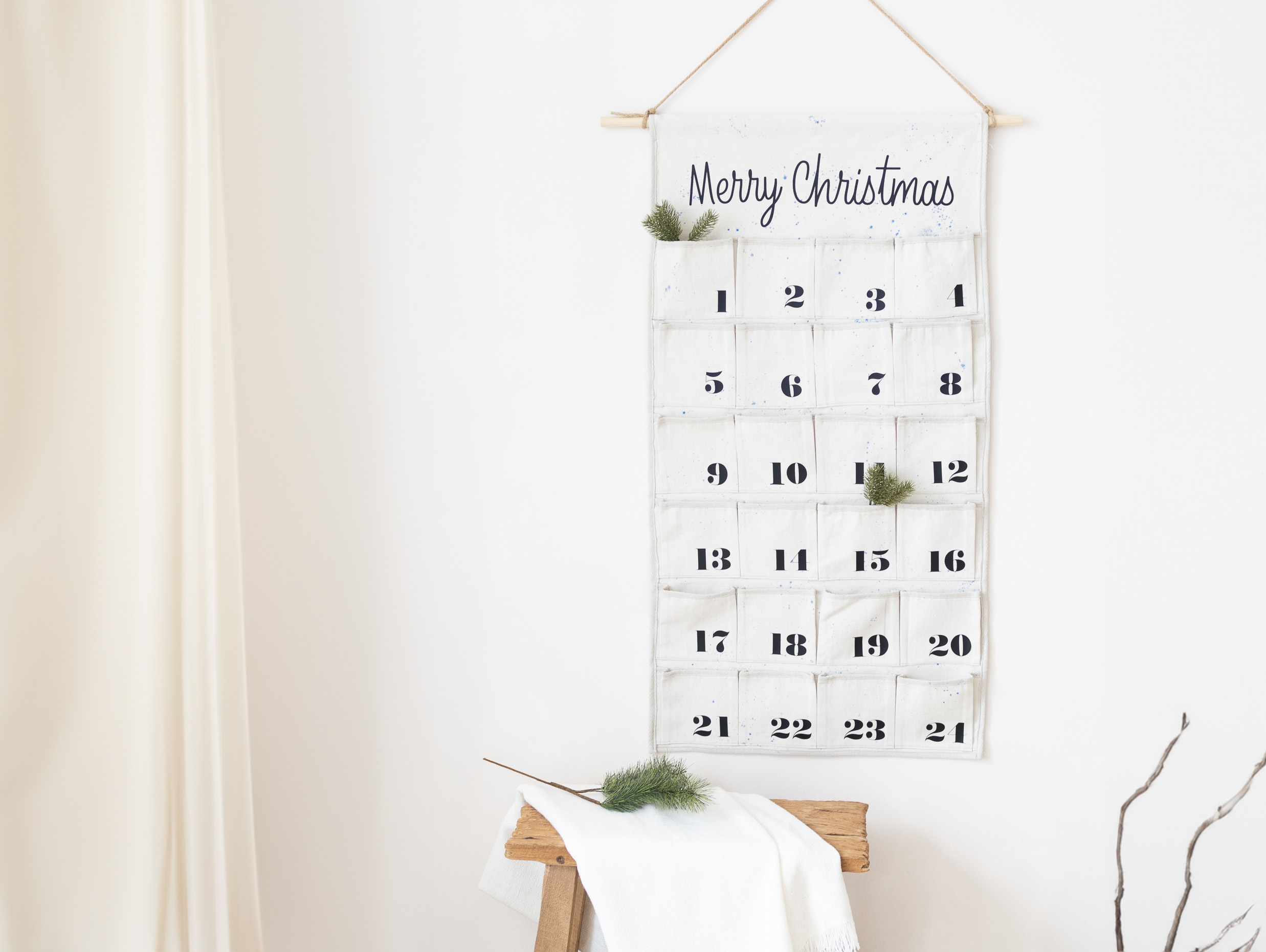 DIY Adventskalender selber nähen ohne Schnittmuster Nähanleitung