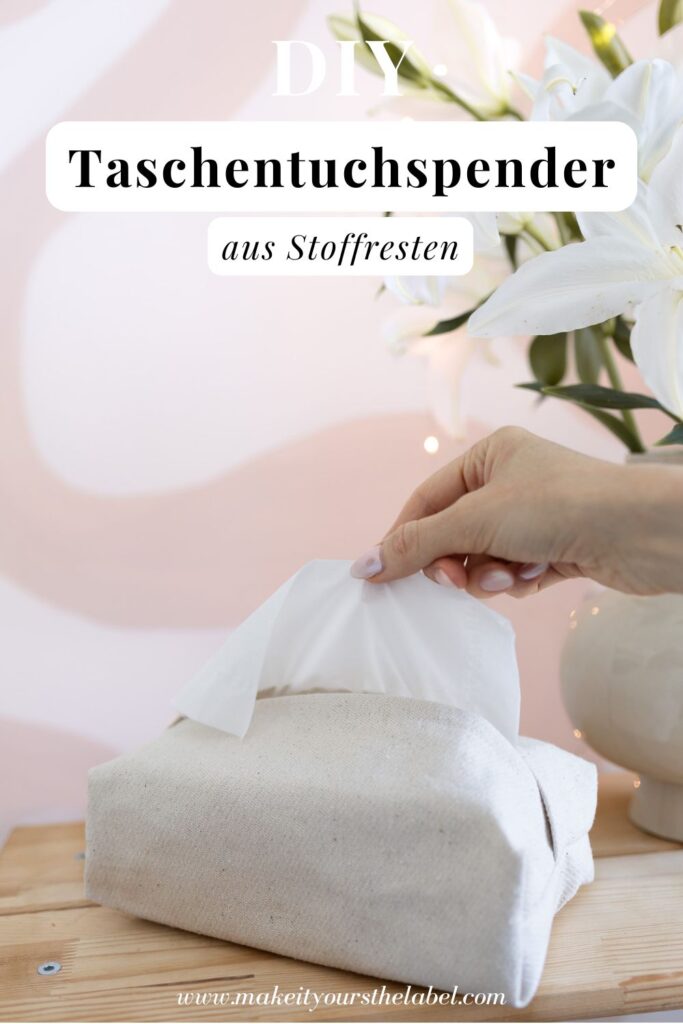 Taschentuchspender aus Canvas