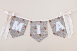 Alternative view of Wimpelkette & Alphabet Applikation kostenlose Druckvorlage