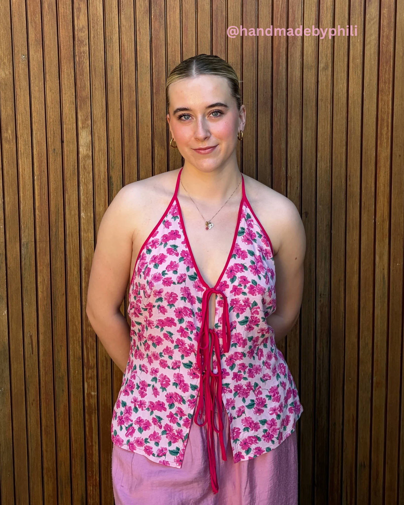Bow Front Neckholder Top - Schnittmuster – Bild 4