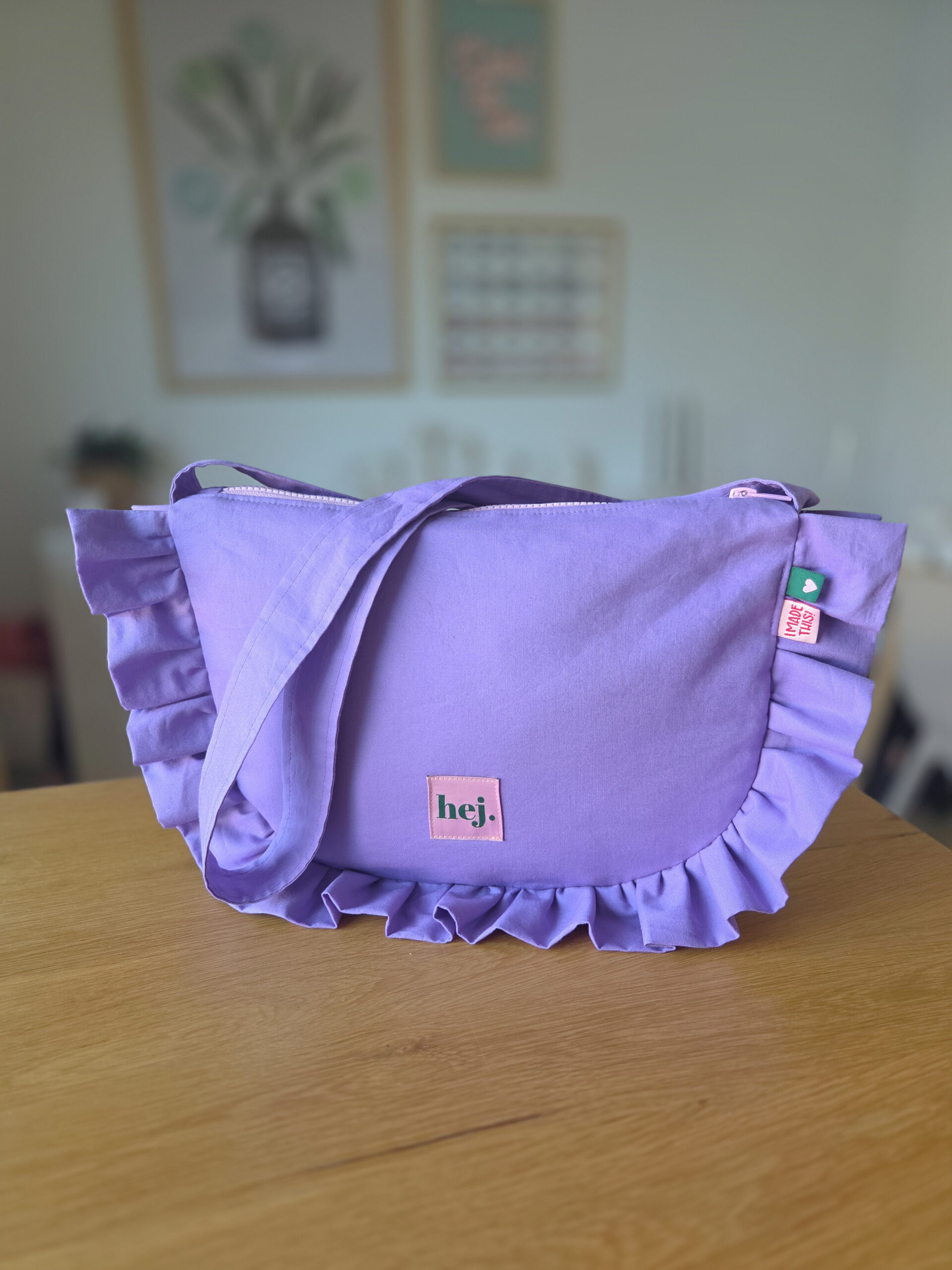 Tasche mit Rüschen Schnittmuster – Bild 9