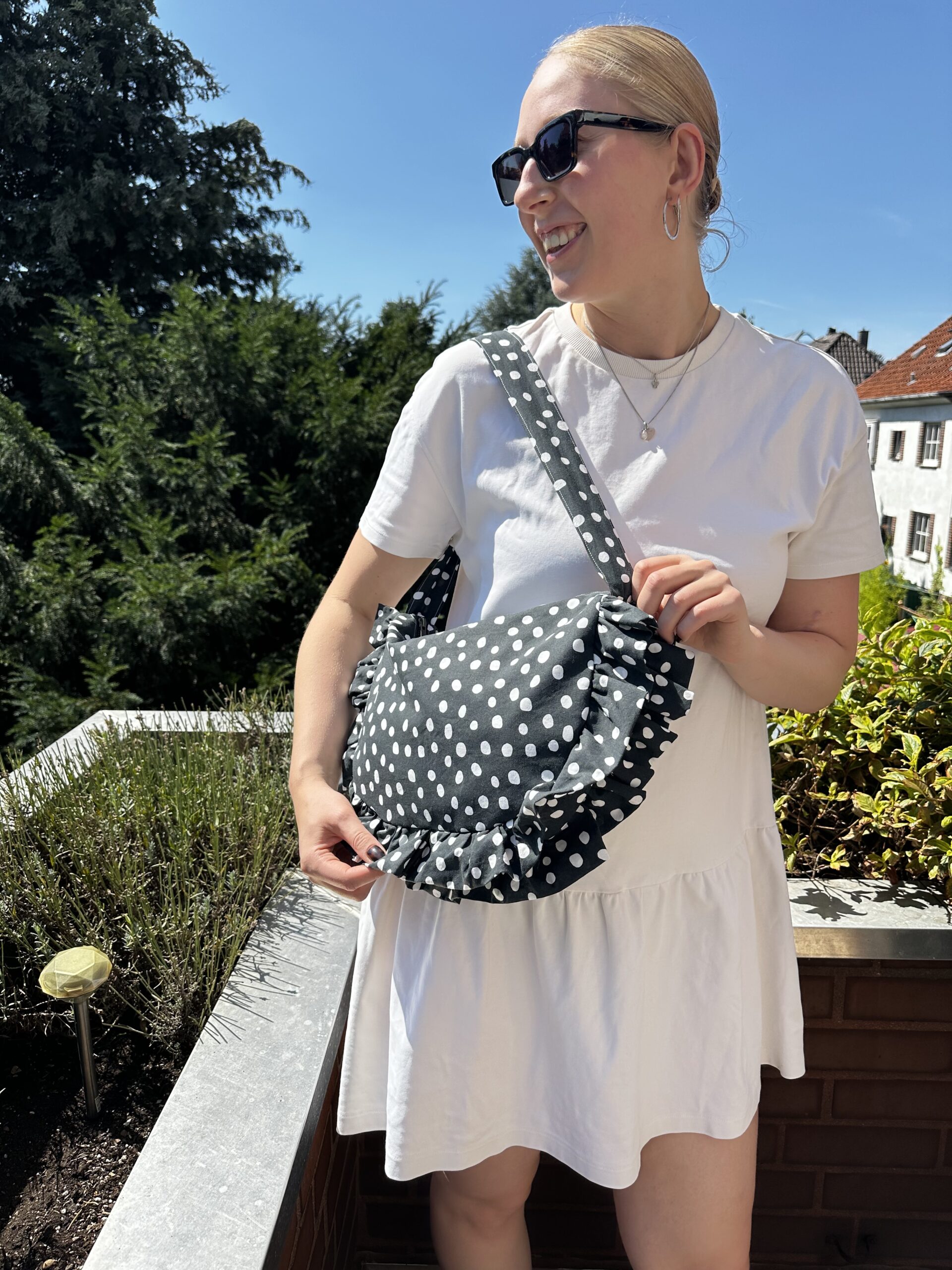 Tasche mit Rüschen Schnittmuster – Bild 7